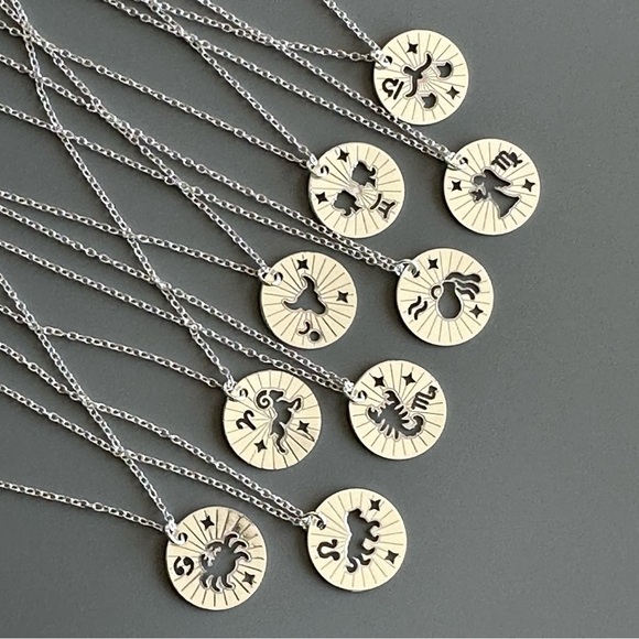 Sterling Silver Pisces Necklace - Picture 4 of 6